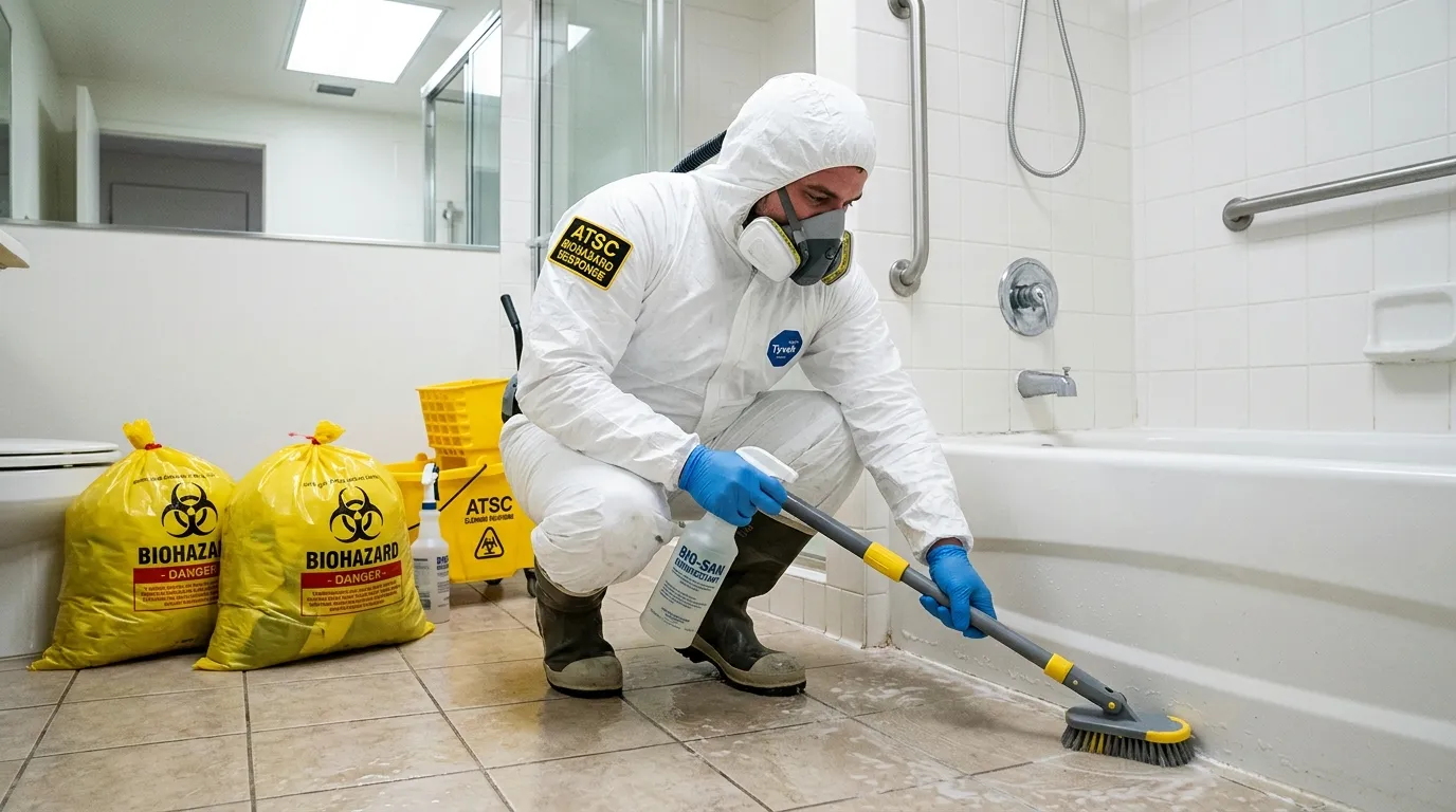 Decontamination equipment deployed for Blood Cleanup in Bensenville